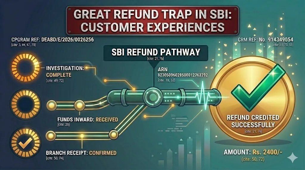 Great Refund Trap in SBI: Customer Experiences