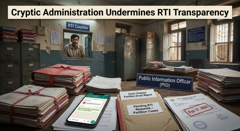 Cryptic Administration Undermines RTI Transparency