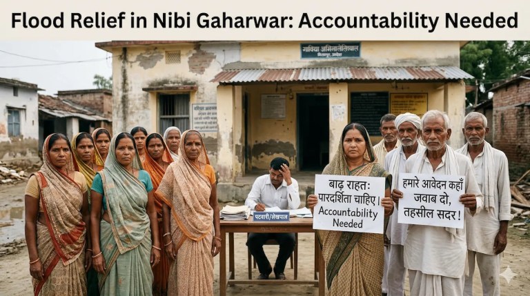 Flood Relief in Nibi Gaharwar: Accountability Needed
