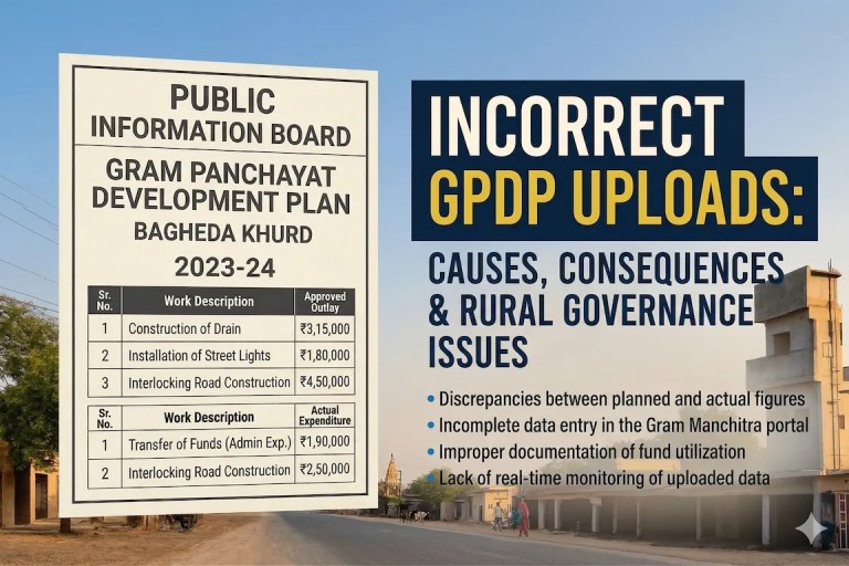 Incorrect GPDP Uploads in Rural Governance Issues