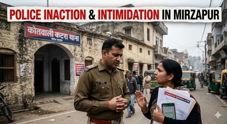 Police Inaction & Intimidation in Mirzapur Exposed