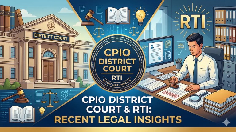 CPIO District Court & RTI: Recent Legal Insights