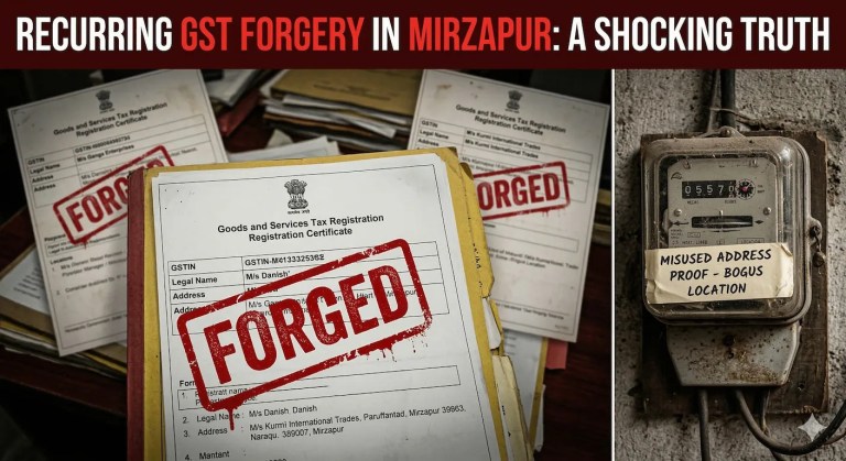 Recurring GST Forgery in Mirzapur: A Shocking Truth