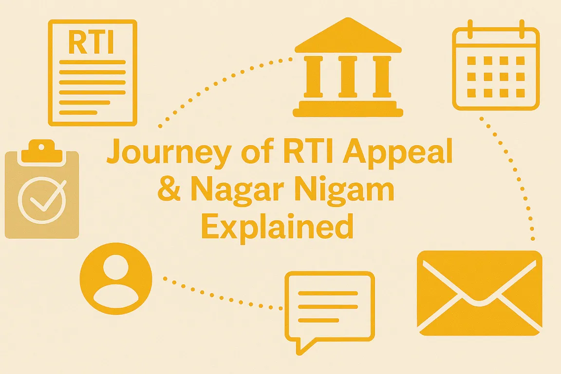 Journey of RTI Appeal & Nagar Nigam Explained