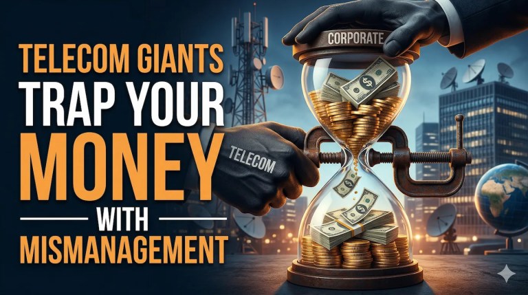 Telecom Giants Trap Your Money with Mismanagement