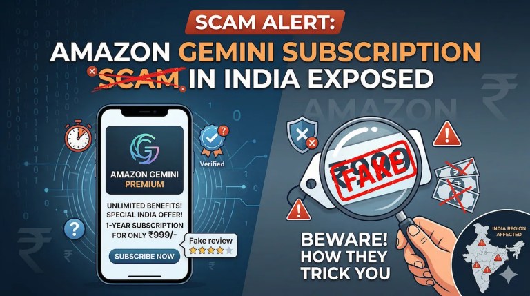 Amazon Gemini Subscription Scam in India Exposed