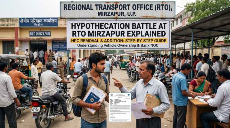 Hypothecation Battle at RTO Mirzapur Explained