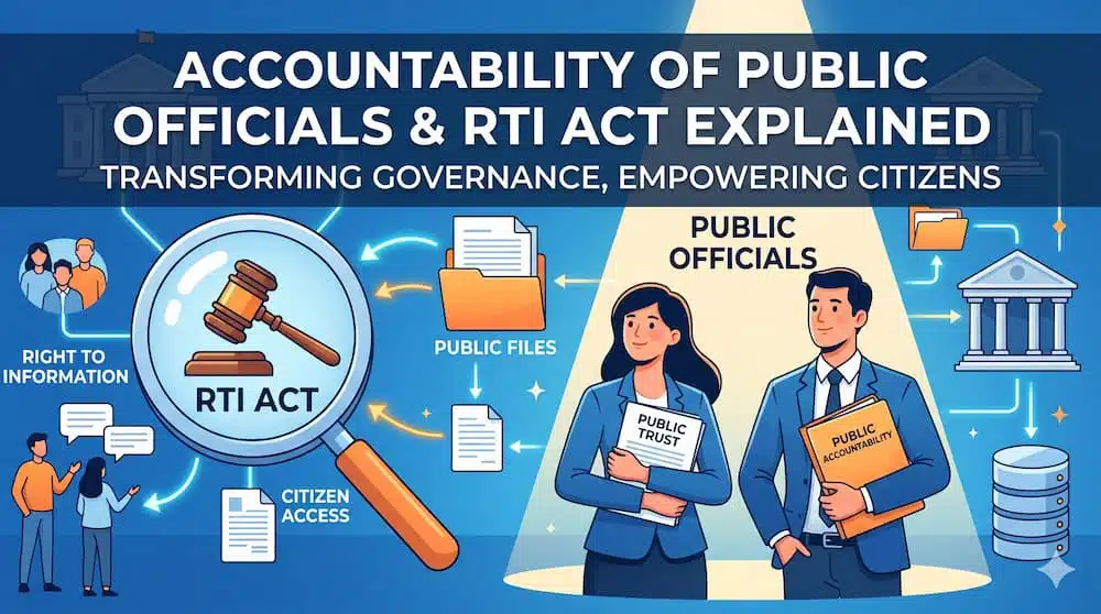 Accountability of Public Officials & RTI Act Explained