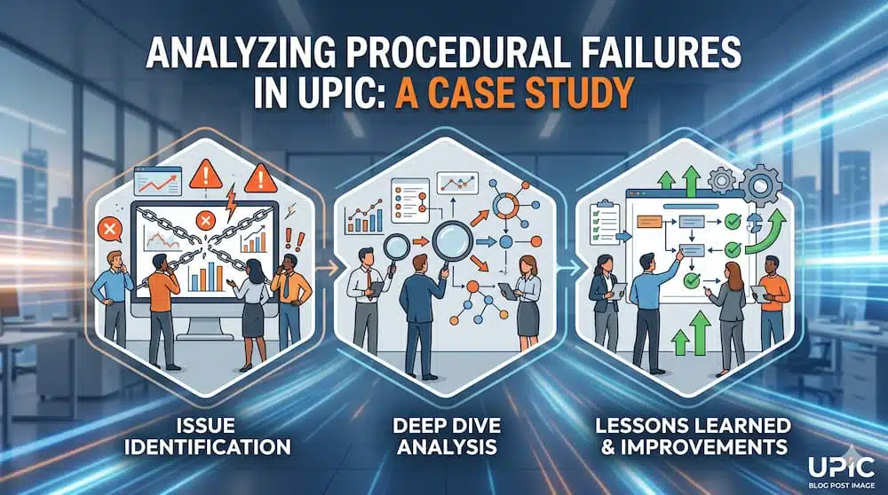 Analysing Procedural Failures in UPIC: A Case Study