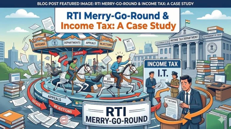 RTI Merry-Go-Round & Income Tax: A Case Study