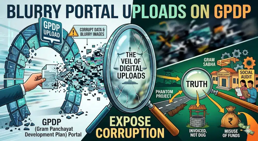 Blurry Portal Uploads on GPDP Expose Corruption