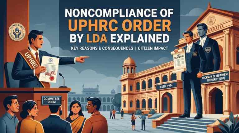 Noncompliance of UPHRC Order by LDA Explained