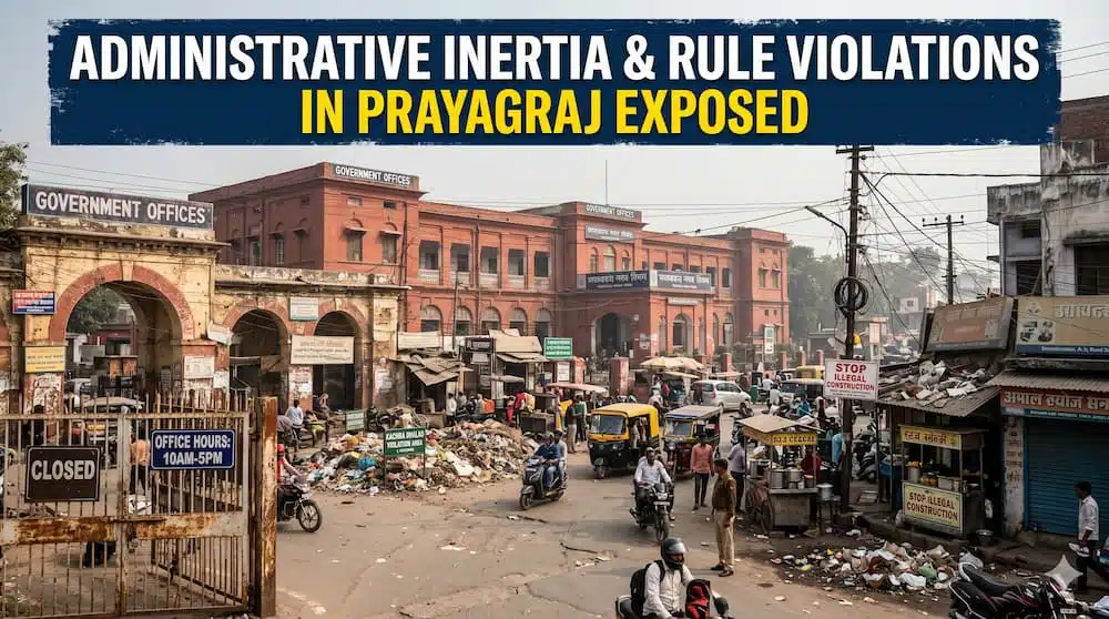 Administrative Inertia & Rule Violations in Prayagraj Exposed