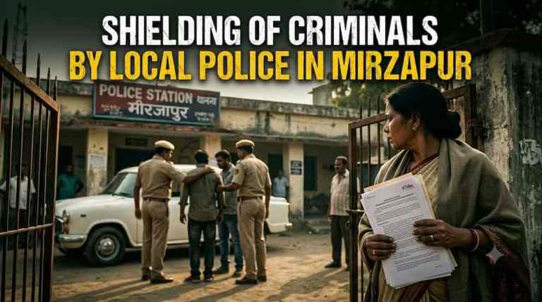 Shielding of Criminals by Local Police in Mirzapur