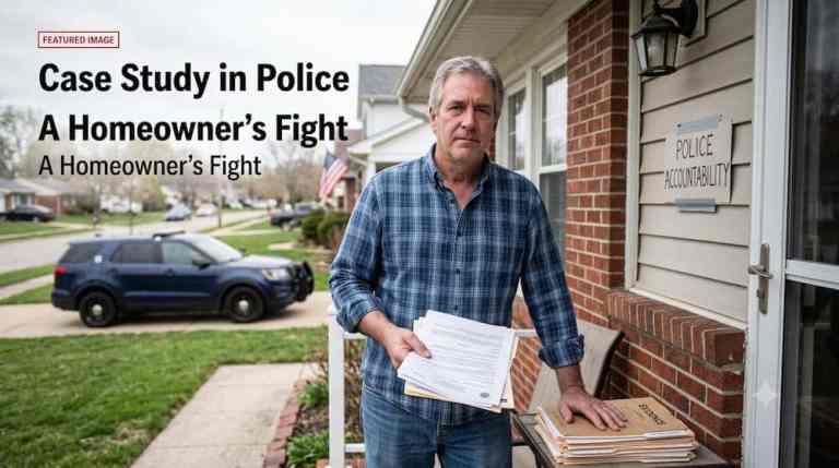 Case Study in Police Accountability: A Homeowner’s Fight