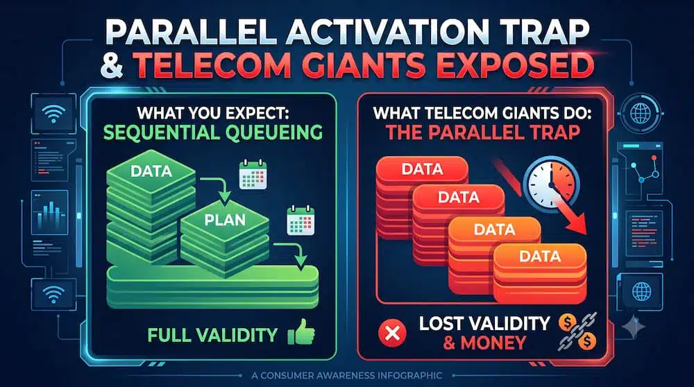 Parallel Activation Trap & Telecom Giants Exposed
