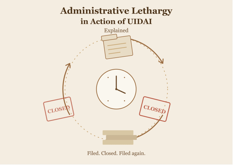 Administrative Lethargy in Action of UIDAI Explained