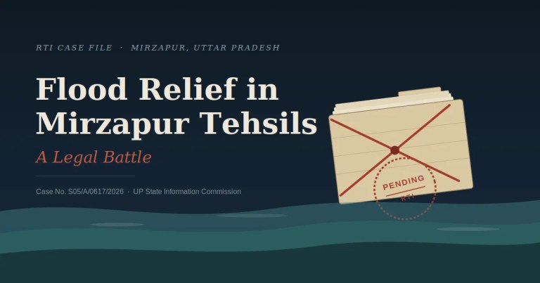Flood Relief in Mirzapur Tehsils: A Legal Battle