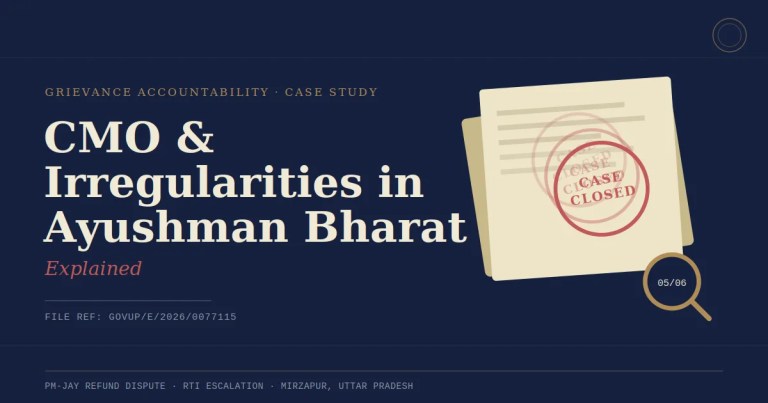 CMO & Irregularities in Ayushman Bharat Explained