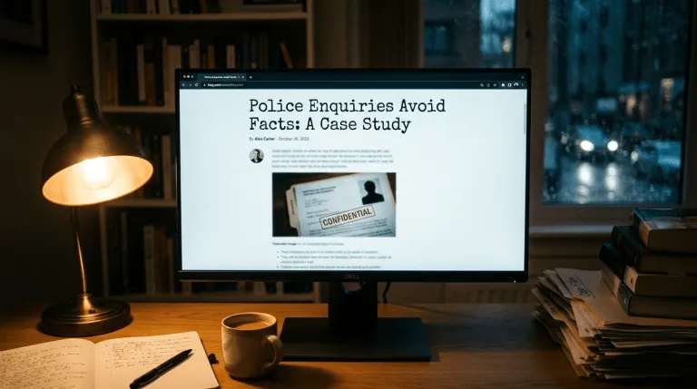 Police Enquiries Avoid Facts: The Unseen Truth