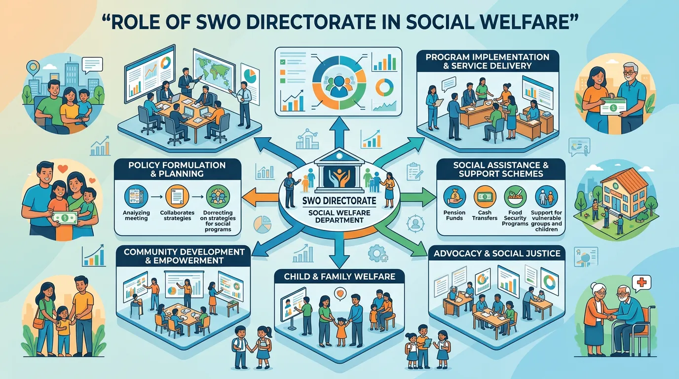 Role of SWO Directorate in Social Welfare Explained