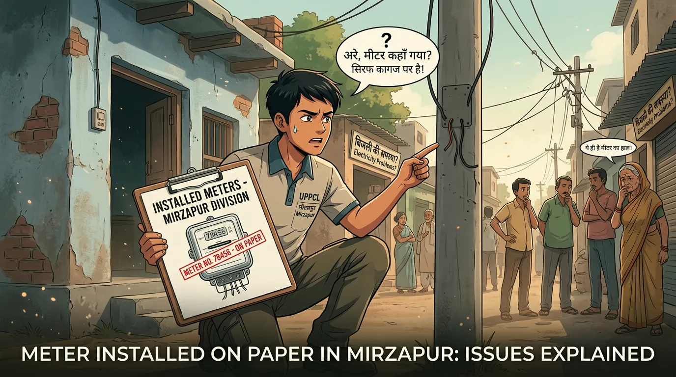 Meter Installed on Paper in Mirzapur: Issues Explained