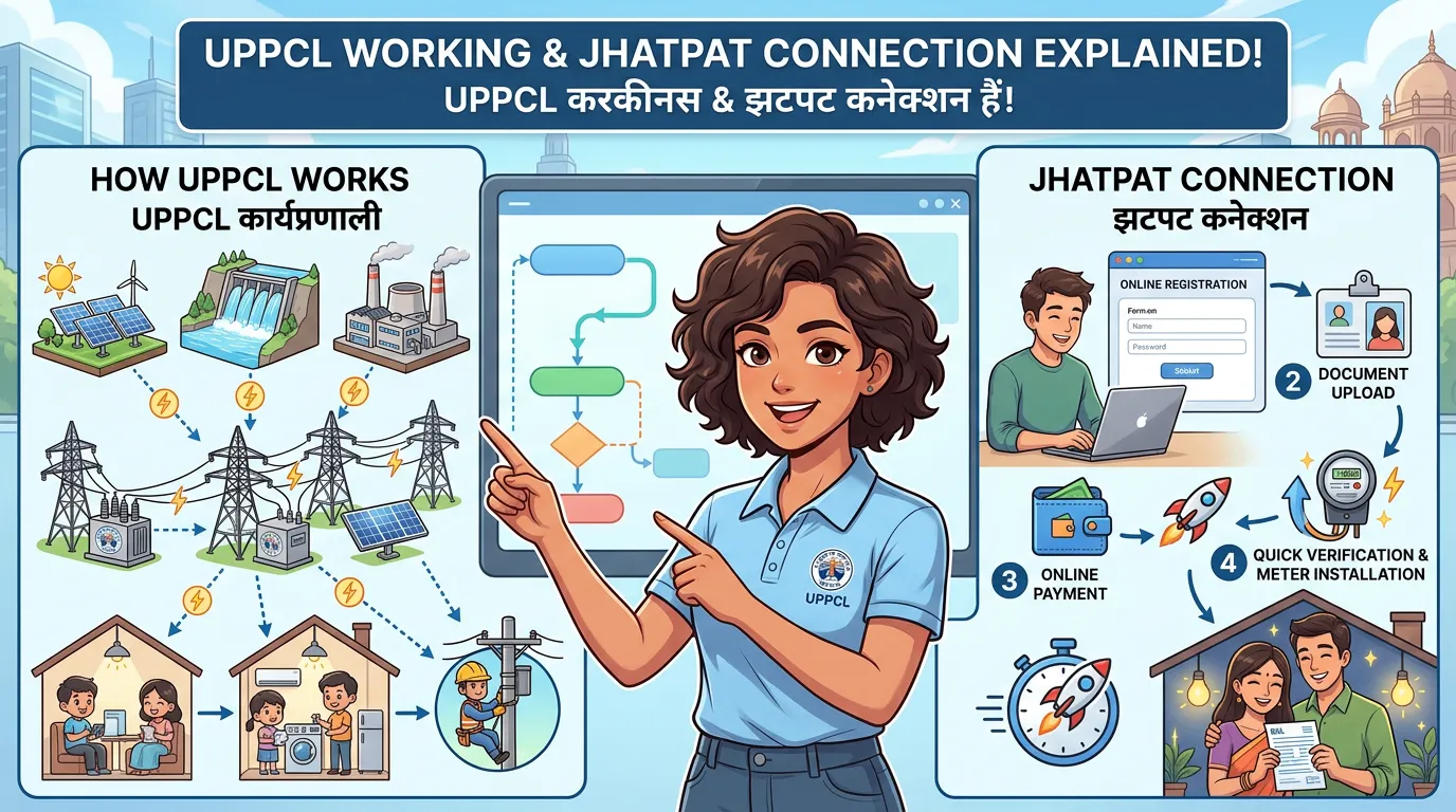 UPPCL Working & Jhatpat Connection Explained