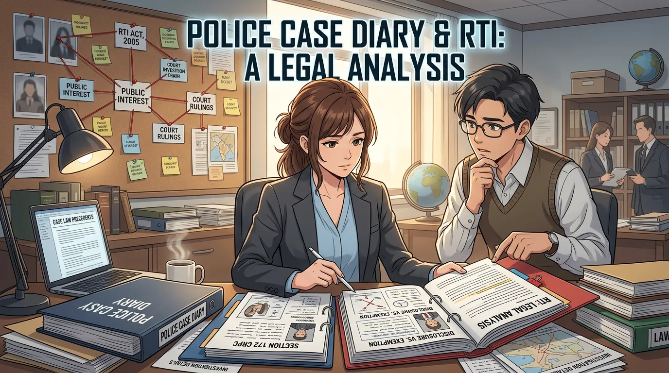 Police Case Diary & RTI: A Legal Analysis